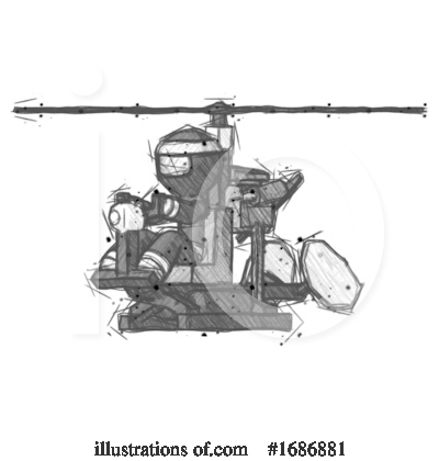Royalty-Free (RF) Ninja Clipart Illustration by Leo Blanchette - Stock Sample #1686881