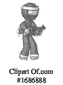 Ninja Clipart #1686888 by Leo Blanchette