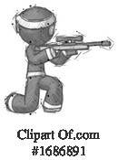 Ninja Clipart #1686891 by Leo Blanchette