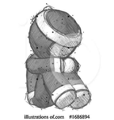 Royalty-Free (RF) Ninja Clipart Illustration by Leo Blanchette - Stock Sample #1686894