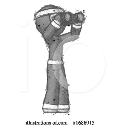 Royalty-Free (RF) Ninja Clipart Illustration by Leo Blanchette - Stock Sample #1686915