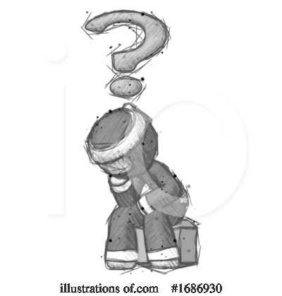 Royalty-Free (RF) Ninja Clipart Illustration by Leo Blanchette - Stock Sample #1686930