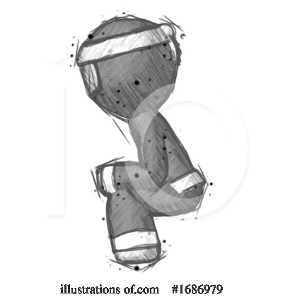 Royalty-Free (RF) Ninja Clipart Illustration by Leo Blanchette - Stock Sample #1686979