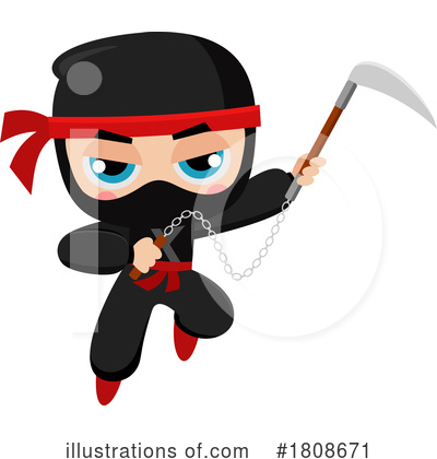 Ninja Clipart #1808671 by Hit Toon