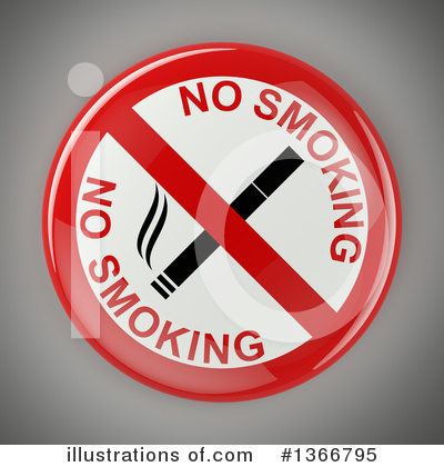 Royalty-Free (RF) No Smoking Clipart Illustration by stockillustrations - Stock Sample #1366795