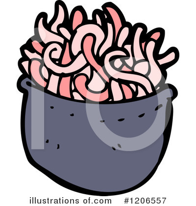 Royalty-Free (RF) Noodle Bowl Clipart Illustration by lineartestpilot - Stock Sample #1206557