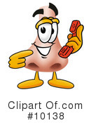 Nose Clipart #10138 by Mascot Junction