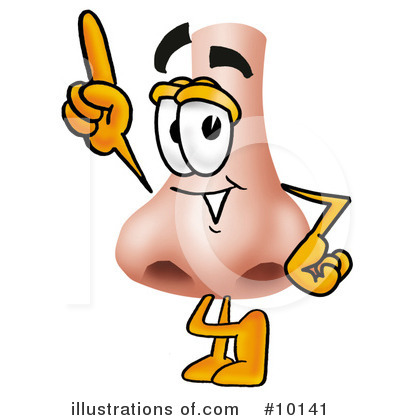 Nose Clipart #10141 - Illustration by Toons4Biz