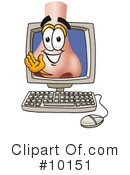 Nose Clipart #10151 by Mascot Junction