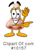 Nose Clipart #10157 by Mascot Junction
