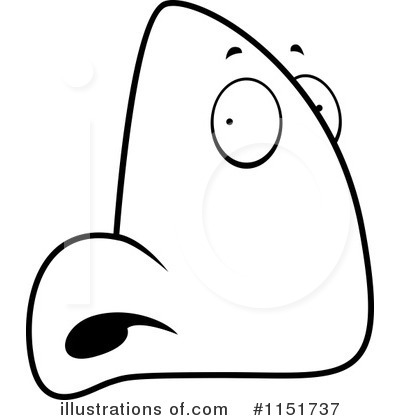Nose Clipart #1151737 by Cory Thoman