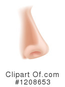 Nose Clipart #1208653 by AtStockIllustration