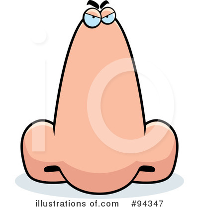 Royalty-Free (RF) Nose Clipart Illustration by Cory Thoman - Stock Sample #94347