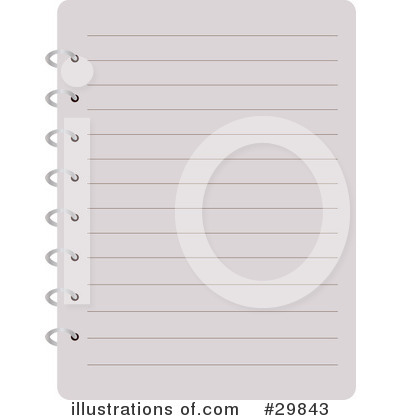 Royalty-Free (RF) Notebook Clipart Illustration by Melisende Vector - Stock Sample #29843