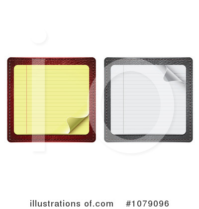 Royalty-Free (RF) Notepad Clipart Illustration by vectorace - Stock Sample #1079096