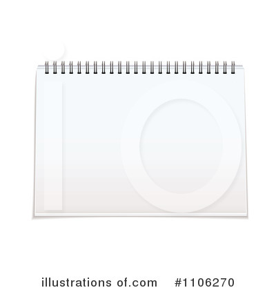 Royalty-Free (RF) Notepad Clipart Illustration by michaeltravers - Stock Sample #1106270
