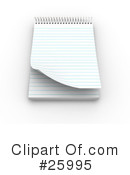 Notepad Clipart #25995 by KJ Pargeter