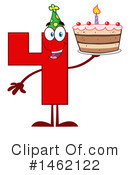 Number 4 Clipart #1462122 by Hit Toon