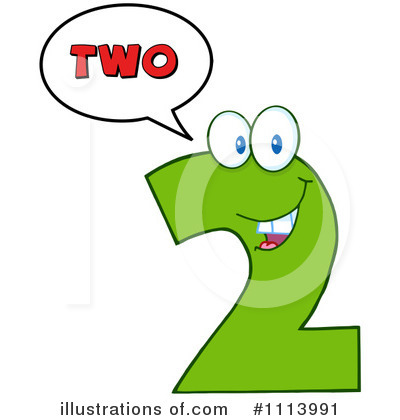 Royalty-Free (RF) Number Clipart Illustration by Hit Toon - Stock Sample #1113991