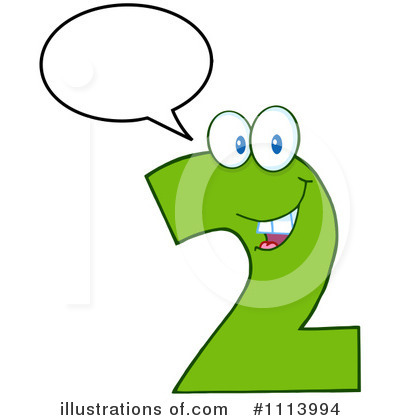 Royalty-Free (RF) Number Clipart Illustration by Hit Toon - Stock Sample #1113994