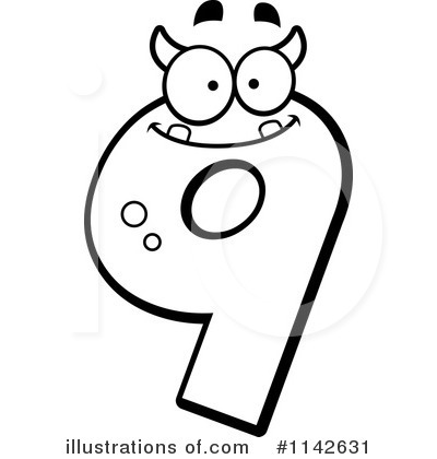 Royalty-Free (RF) Number Clipart Illustration by Cory Thoman - Stock Sample #1142631