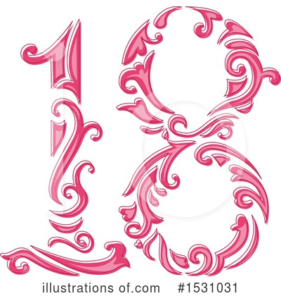 Royalty-Free (RF) Number Clipart Illustration by BNP Design Studio - Stock Sample #1531031