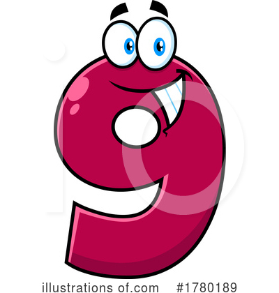 Royalty-Free (RF) Number Clipart Illustration by Hit Toon - Stock Sample #1780189