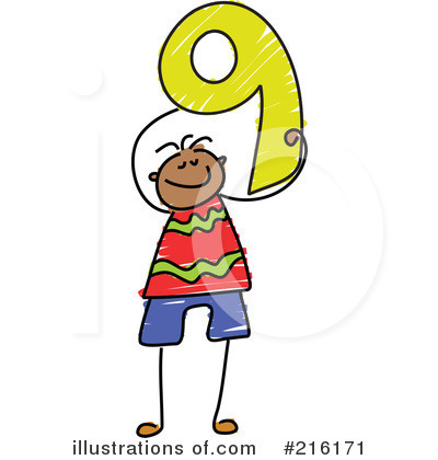 Royalty-Free (RF) Number Clipart Illustration by Prawny - Stock Sample #216171