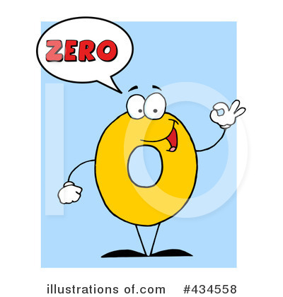 Royalty-Free (RF) Number Clipart Illustration by Hit Toon - Stock Sample #434558
