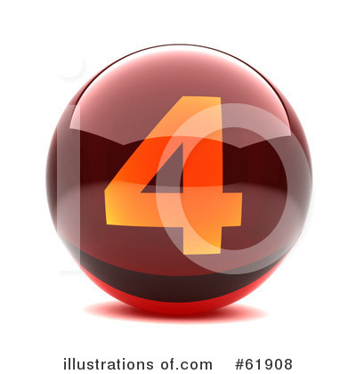 Royalty-Free (RF) Number Clipart Illustration by chrisroll - Stock Sample #61908