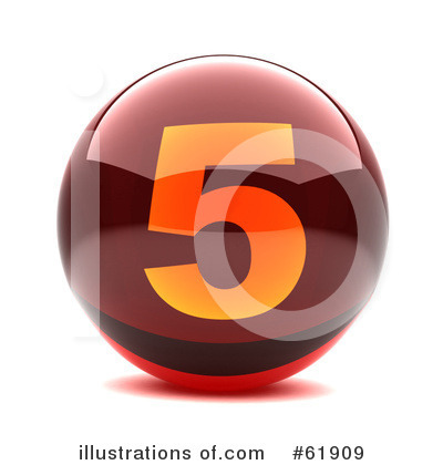 Royalty-Free (RF) Number Clipart Illustration by chrisroll - Stock Sample #61909