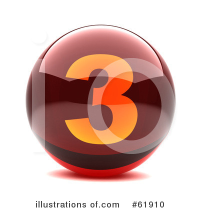 Royalty-Free (RF) Number Clipart Illustration by chrisroll - Stock Sample #61910
