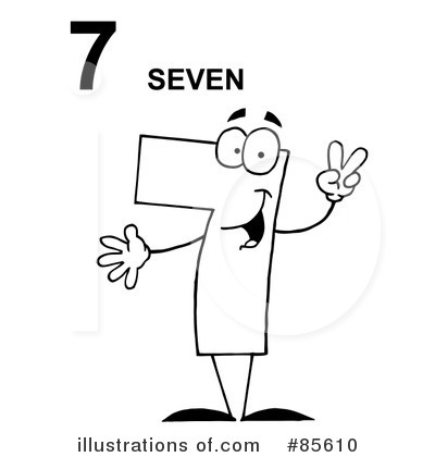 Seven Clipart #85610 by Hit Toon