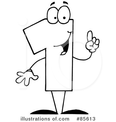 Royalty-Free (RF) Number Clipart Illustration by Hit Toon - Stock Sample #85613