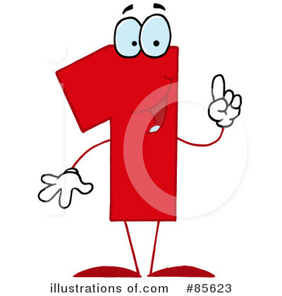 Royalty-Free (RF) Number Clipart Illustration by Hit Toon - Stock Sample #85623