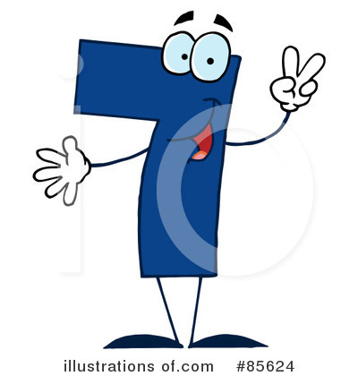 Royalty-Free (RF) Number Clipart Illustration by Hit Toon - Stock Sample #85624
