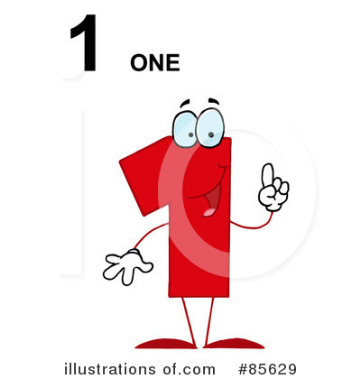 Royalty-Free (RF) Number Clipart Illustration by Hit Toon - Stock Sample #85629
