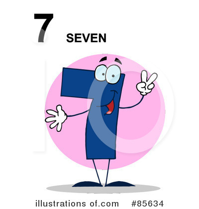 Seven Clipart #85634 by Hit Toon