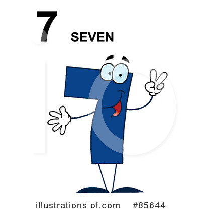 Seven Clipart #85644 by Hit Toon