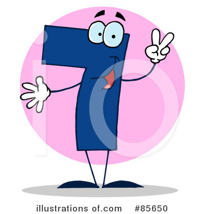 Royalty-Free (RF) Number Clipart Illustration by Hit Toon - Stock Sample #85650