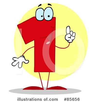 Royalty-Free (RF) Number Clipart Illustration by Hit Toon - Stock Sample #85656