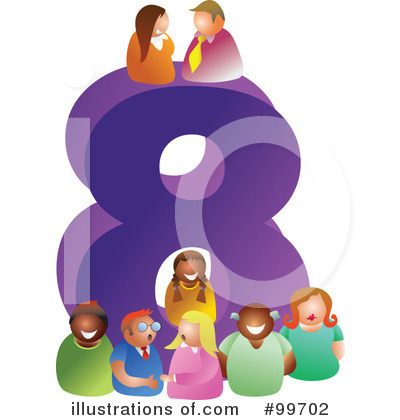 Royalty-Free (RF) Number Clipart Illustration by Prawny - Stock Sample #99702