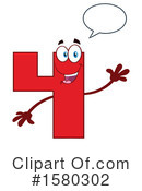 Number Four Clipart #1580302 by Hit Toon
