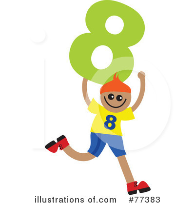 Royalty-Free (RF) Number Kids Clipart Illustration by Prawny - Stock Sample #77383