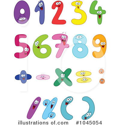 Royalty-Free (RF) Numbers Clipart Illustration by yayayoyo - Stock Sample #1045054