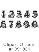 Numbers Clipart #1091831 by Vector Tradition SM