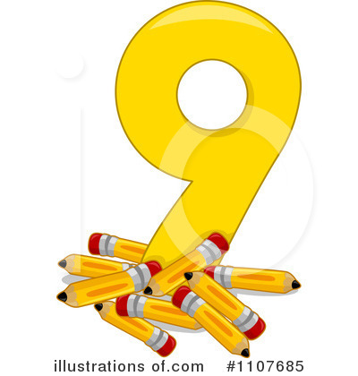 Royalty-Free (RF) Numbers Clipart Illustration by BNP Design Studio - Stock Sample #1107685