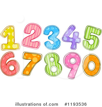 Number 8 Clipart #1193536 by BNP Design Studio