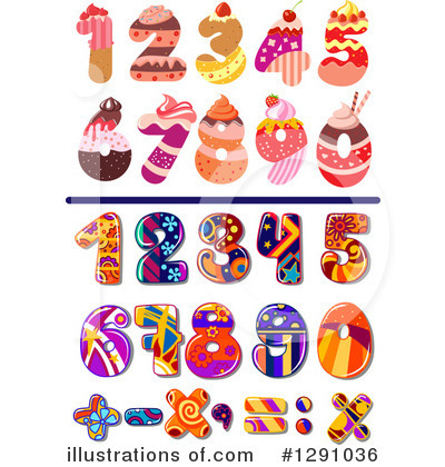 Royalty-Free (RF) Numbers Clipart Illustration by Vector Tradition SM - Stock Sample #1291036