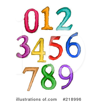 Royalty-Free (RF) Numbers Clipart Illustration by BNP Design Studio - Stock Sample #218996